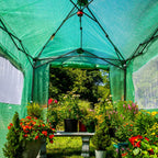 EAGLE PEAK Instant Pop-Up Walk-In Greenhouse, 8x6 ft, Green/Clear PE Cover