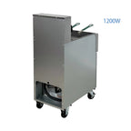 Commercial Electric Deep Fryer, 40 lbs Capacity, 220V, 1200W, 2 Baskets
