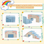 Asweets 4 In 1 Toddler Foam Climbing Blocks, 20 x 10 x 20 Inches - AFPG-1