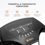 Lifepro Rhythm Vibration Plate Workout Equipment With Resistance Bands, Black
