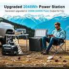 IEE Portable Power Station 3200W 2048Wh LiFePO4 Battery - P3200