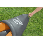 Bestway Inflatable Kayak Set With 2 Seats, Orange And Black - Hydro Force Lite Rapid X2