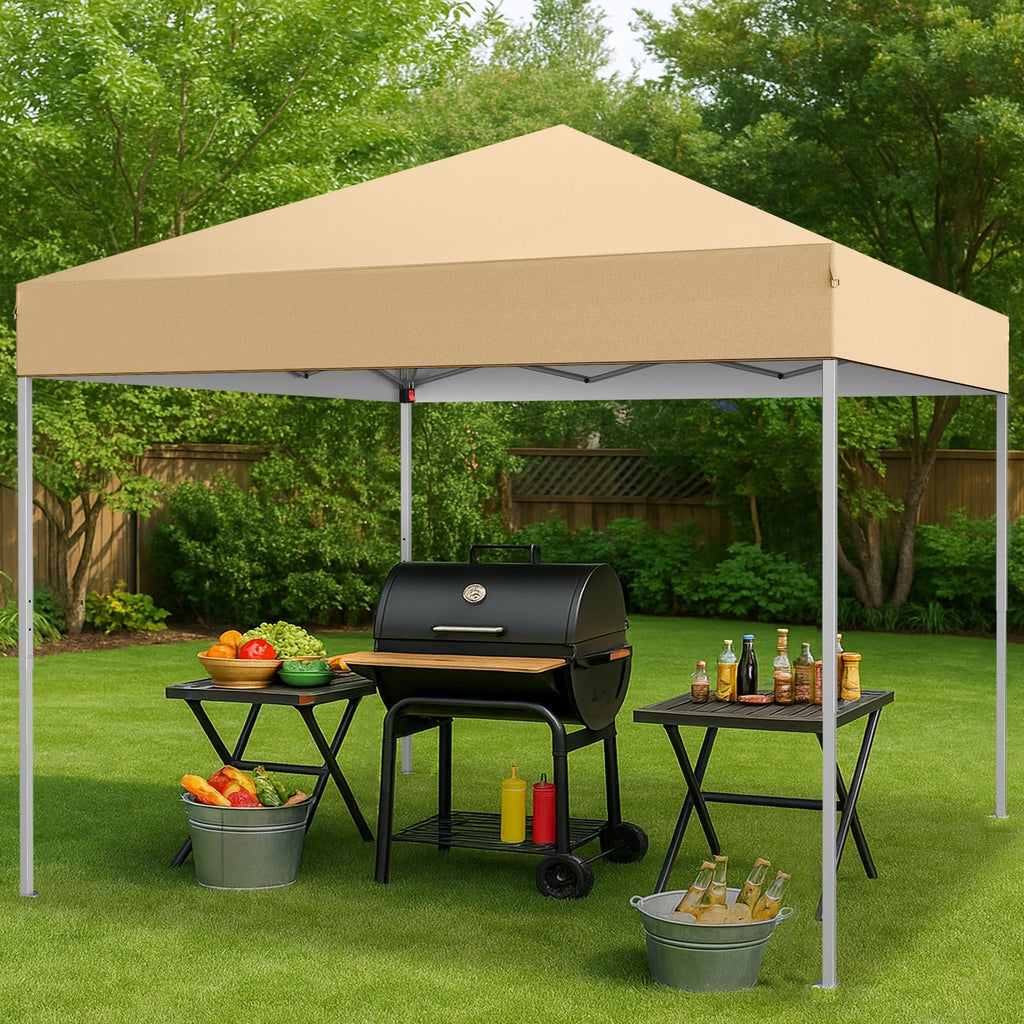 GVDV 10x10 ft Easy Pop Up Outdoor Canopy Tent - Blue