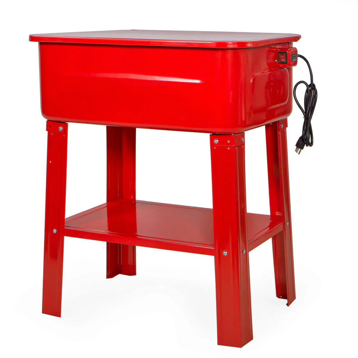 20 Gallon Parts Washer With General Purpose Solvent Pump, 30-3/4 Inch x 21-1/2 Inch x 34-1/2 Inch
