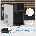 Advwin 3-in-1 Countertop Ice Maker With Cold Water Dispenser And Ice Crusher, 6L, 20kg/24hr