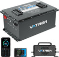 48V 105Ah Lithium Battery With Smart BMS, Touch Monitor, And App