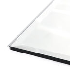 Frameless Beveled Prism Wall Mirror - Clear
