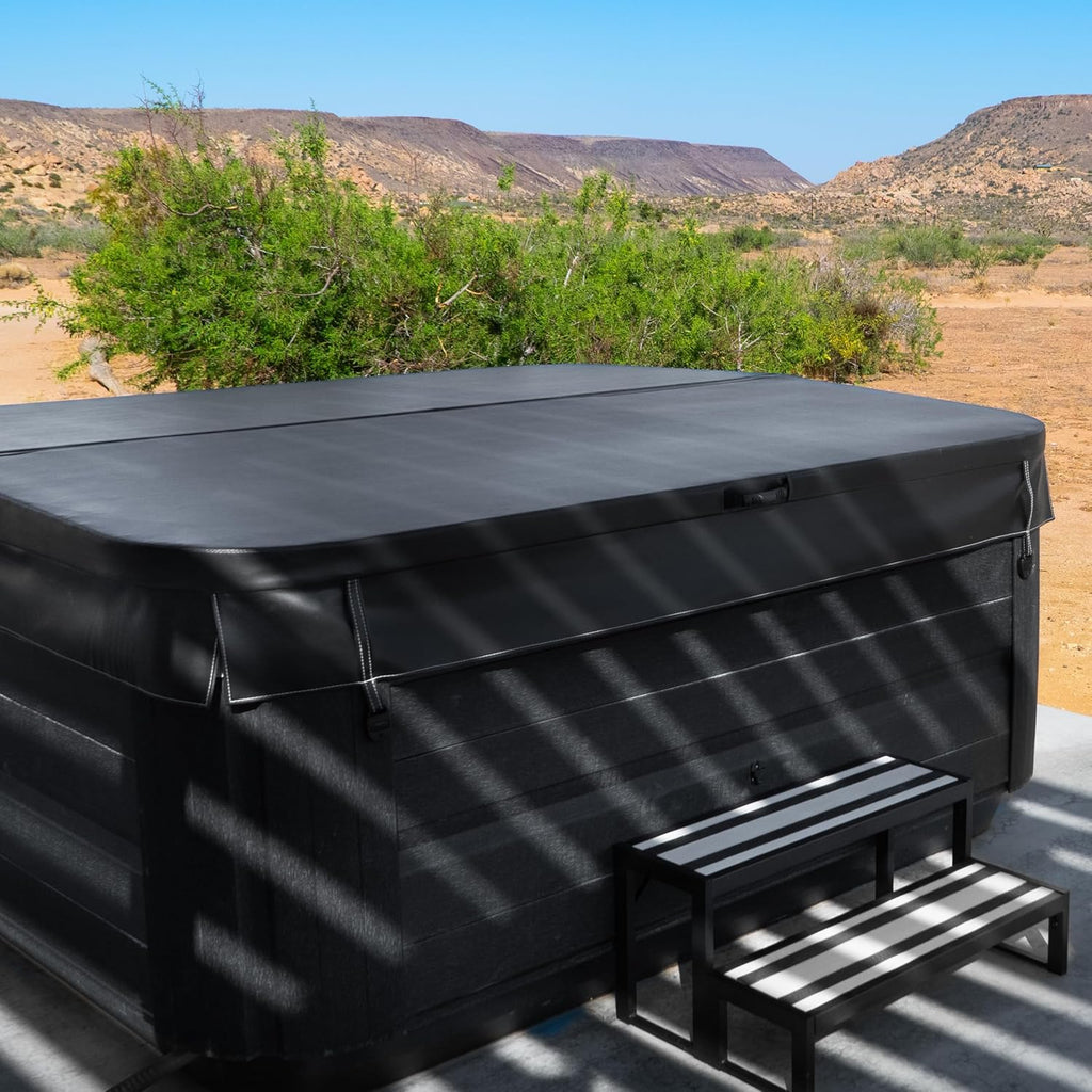 The Cover Guy Hot Tub Replacement Cover, Espresso, Fits Square Tubs With 88-90 in Sides And 8 in Corners