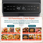 6.8-Qt Air Fryer With Dual Heating And Smart Temperature Control - CAF-P583S-KUS