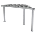 Sojag Aluminum Frame Pergola With PVC-Coated Canopy, 10 ft x 10 ft, Grey - Lima