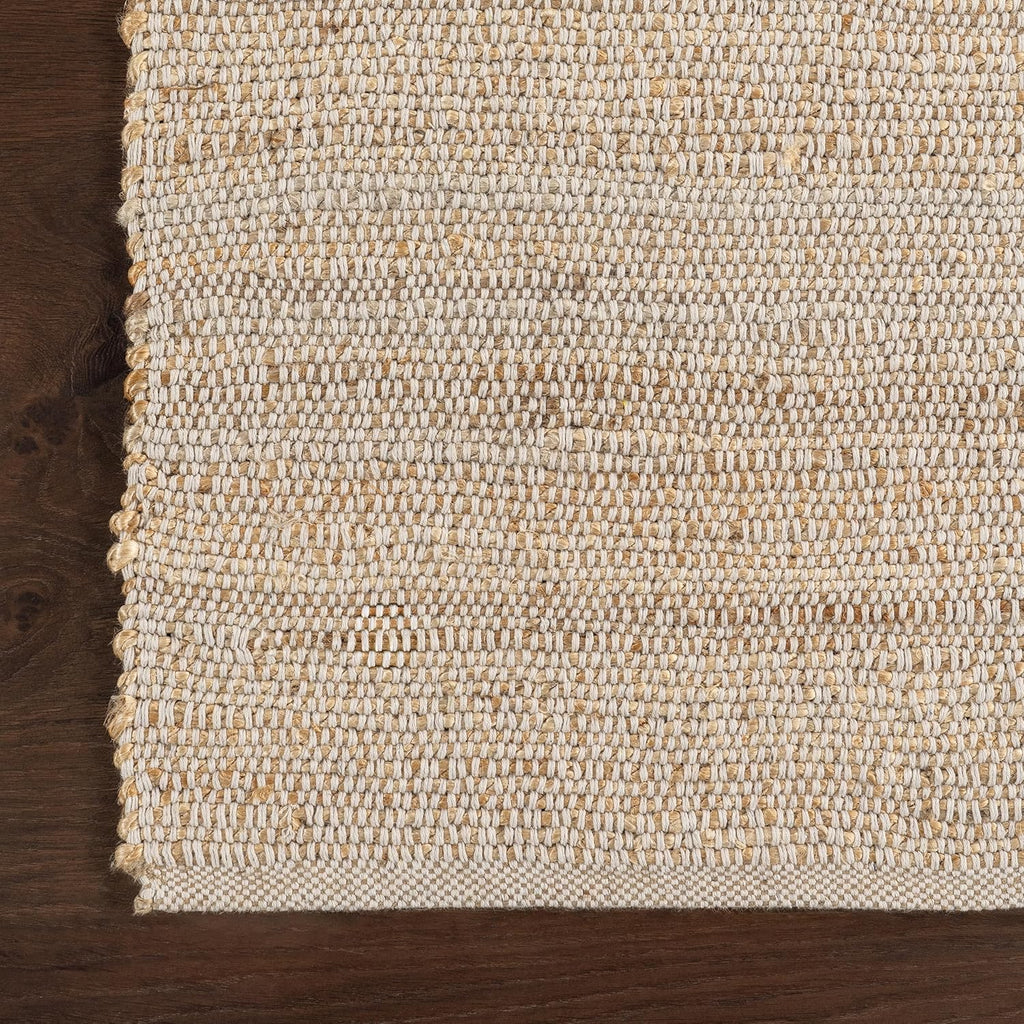 nuLOOM Elfriede Hand Woven Area Rug, 9x12, Natural, Jute And Cotton