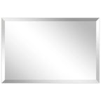 Frameless Beveled Prism Wall Mirror - Clear