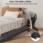 Bigzzia 2-in-1 Under Desk Treadmill, 2.5HP, 6.25MPH, 265 Lb
