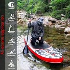 FunWater Inflatable Stand Up Paddle Board, 11 ft x 32 in x 6 in - SUP Paddle Accessories