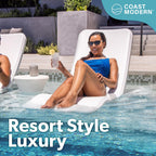 GoSports Waterproof Weighted In-Pool Lounge Chair - Coast Modern