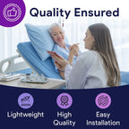 Proheal Alternating Pressure Bed Pad Air Mattress Overlay With Pump, 5 Inch, 36 Inch x 80 Inch