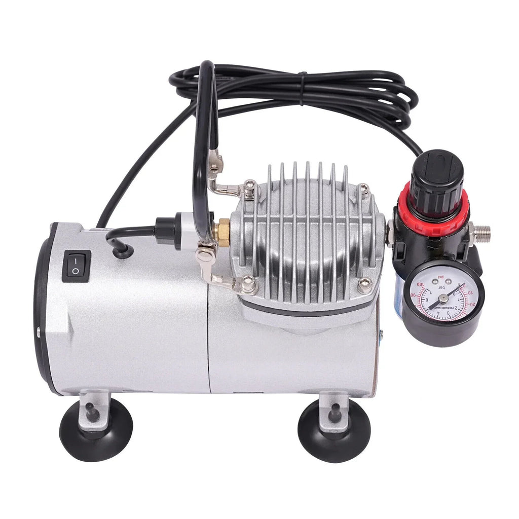 Airbrush Spray Booth Kit With LED Light, Filter Hose And Spray Guns For Model Painting