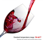 JINJUNYE Countertop Wine Cooler Refrigerator, 12 Bottle, Glass Door