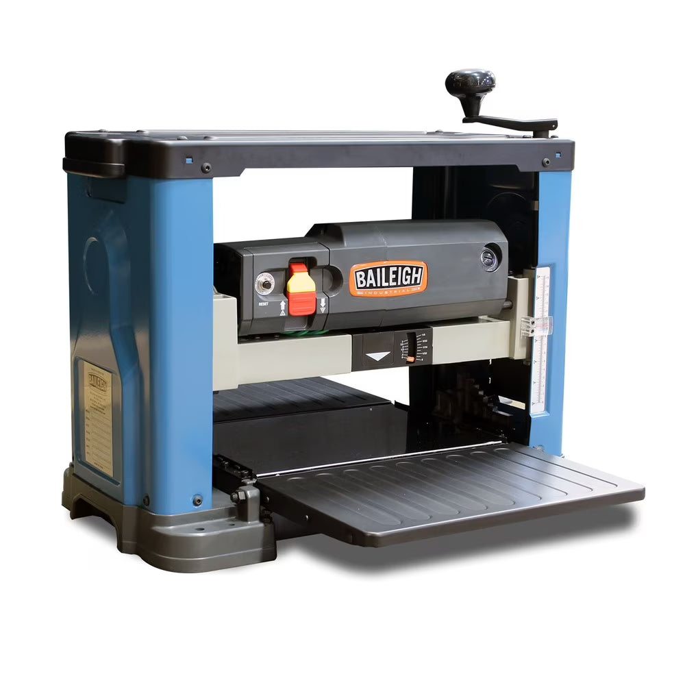 Baileigh Industrial 13 in. Benchtop Planer, 2 HP, 15 Amp, 26 Carbide Inserts - BA9-1020164 IP-1306