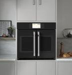 Cafe 30 Inch Matte Black Single Convection Smart Electric Wall Oven - CTS90FP3ND1