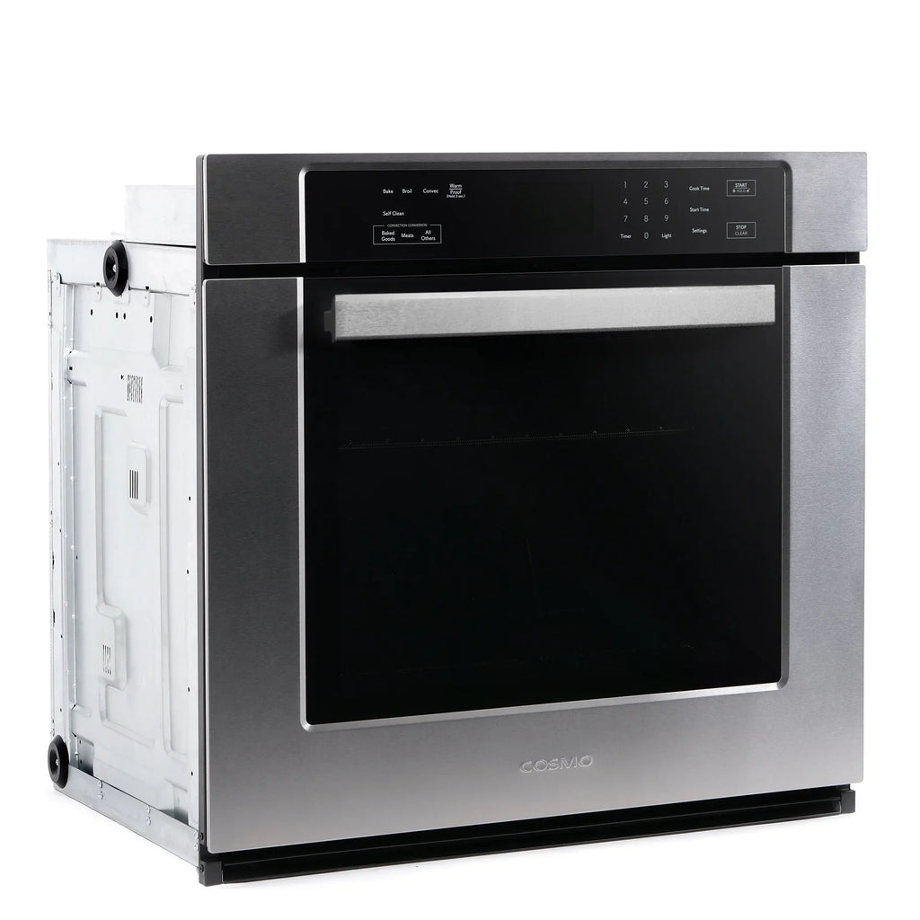 30 in. 5 cu. ft. Single Electric Wall Oven With True European Convection And Self Cleaning In Stainless Steel
