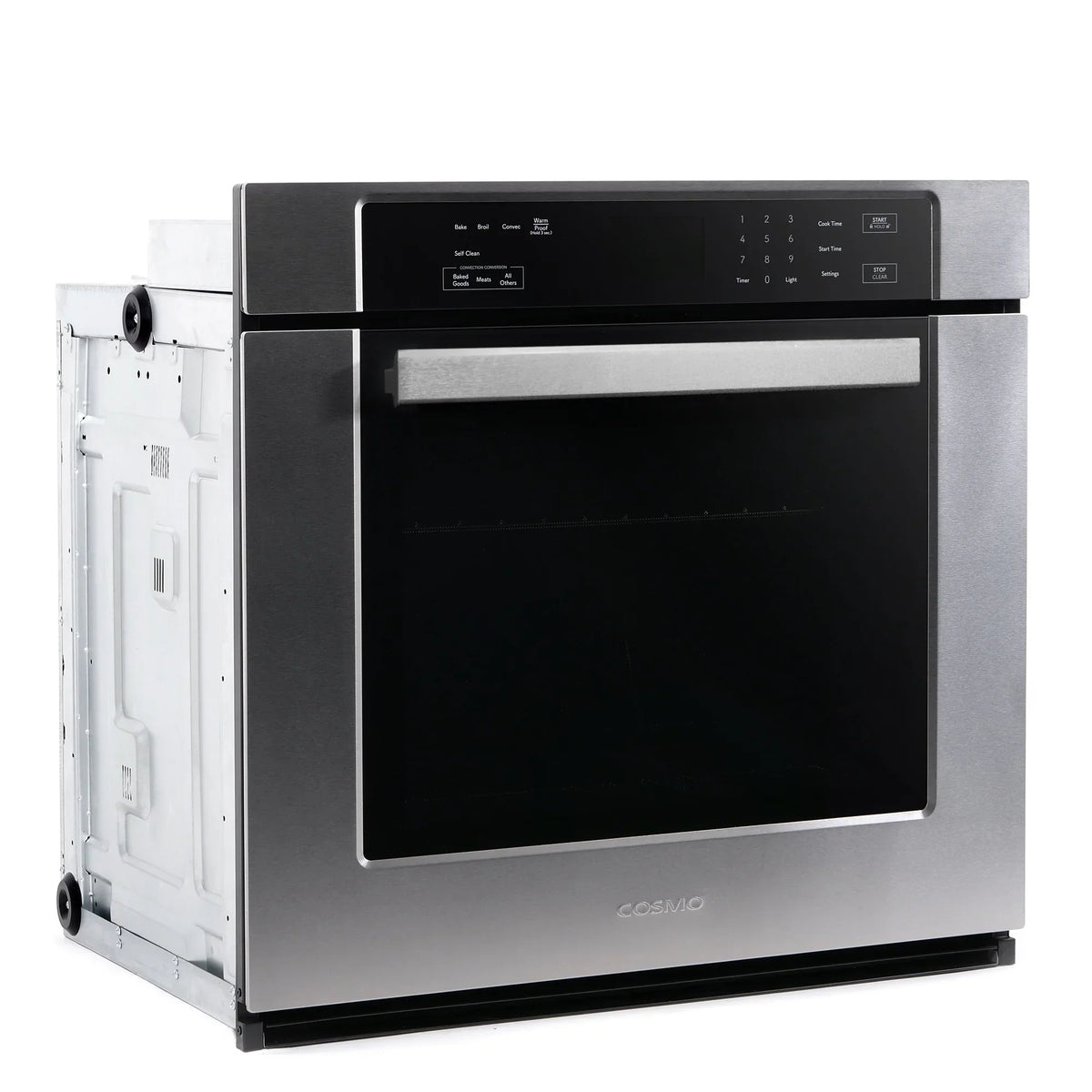 30 in. 5 cu. ft. Single Electric Wall Oven With True European Convection And Self Cleaning In Stainless Steel