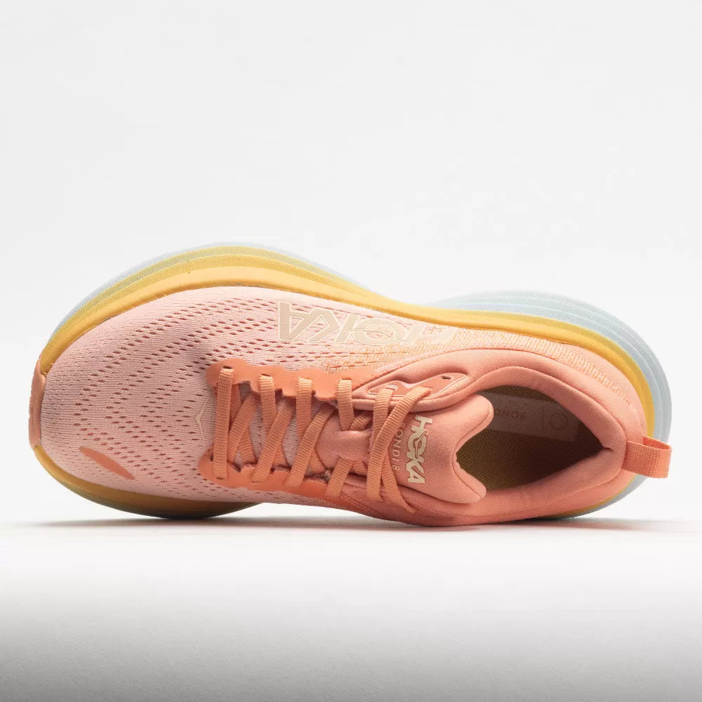 Women's Running Shoes - Bondi 8, Shell Coral/Peach Parfait