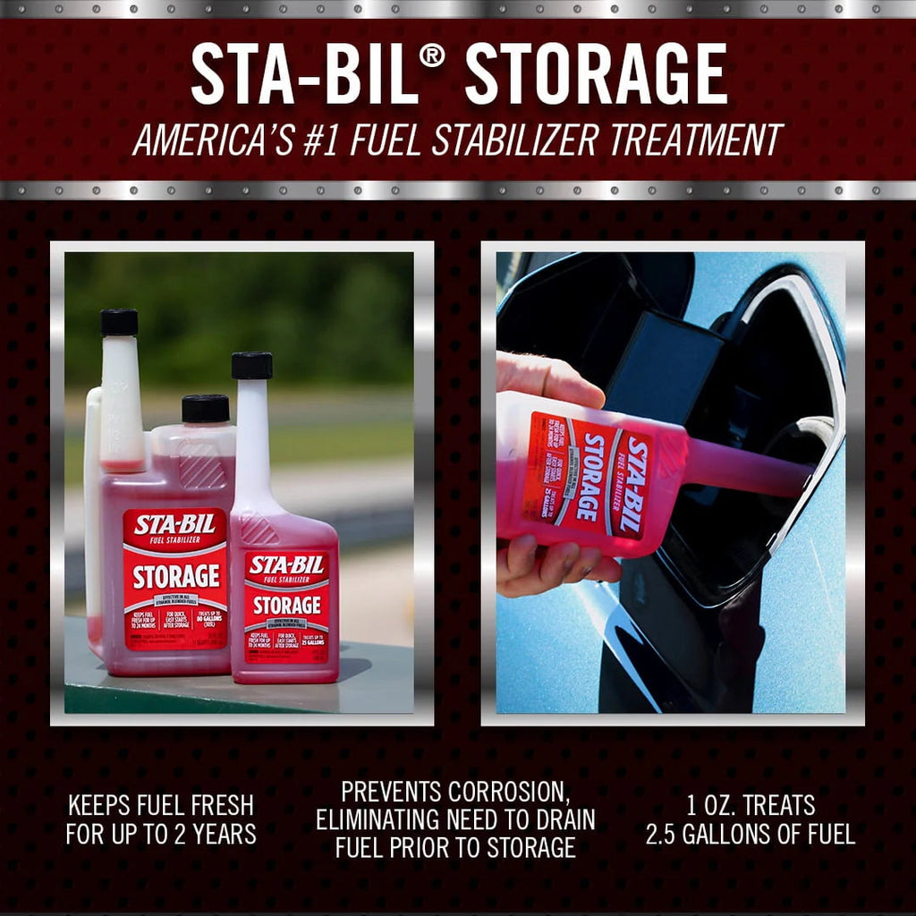 STA-BIL Storage Fuel Stabilizer Gasoline Treatment 32 Fl. Oz. - Treats 80 Gallons