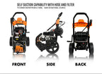 Power Stroke Gas Pressure Washer 4800 PSI 6.5 HP Orange - USAMETWC009