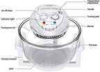12L Electric Turbo Air Fryer Multifunction Convection Oven Roaster - 110V