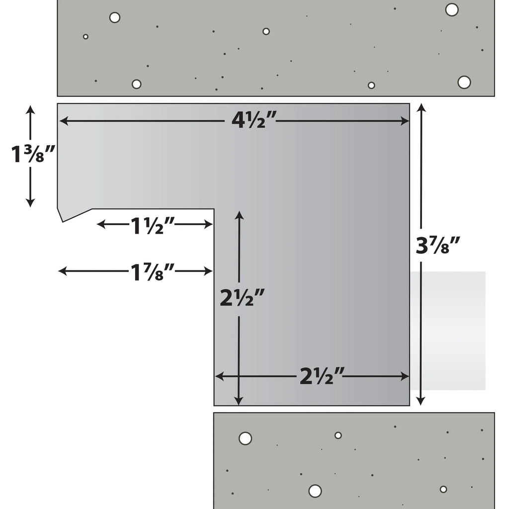 Half Off Ponds Steel Elegance Stainless Steel Spillway, 24 in, 304 SS, 1.5 in Back Inlet