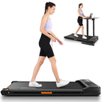 ANCHEER Under Desk Walking Pad Treadmill, 0.6-3.8 MPH, 240 lbs Capacity, 2.5 HP