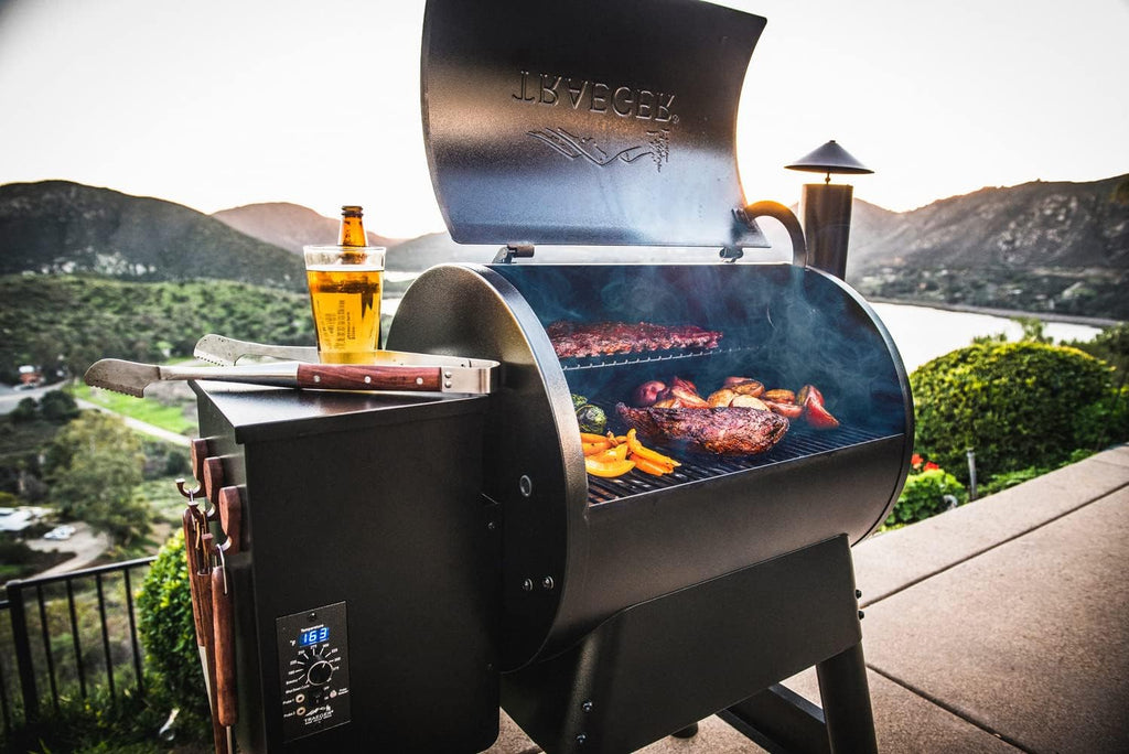 Traeger Pro Series 22 Wood Pellet Grill And Smoker, Bronze - TFB57PZBO