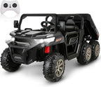 24V 6-Wheel UTV Ride-On With Dump Bed And 4WD Power