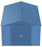 Arrow Select Steel Storage Shed, 10x14, Blue Grey