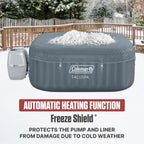 Coleman Square Inflatable Hot Tub, 4 To 6 Person, 140 AirJets, 71 in x 28 in - SaluSpa Hawaii