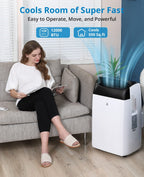 EastVita Portable Air Conditioner 10000 BTU With Remote Control And Window Kit