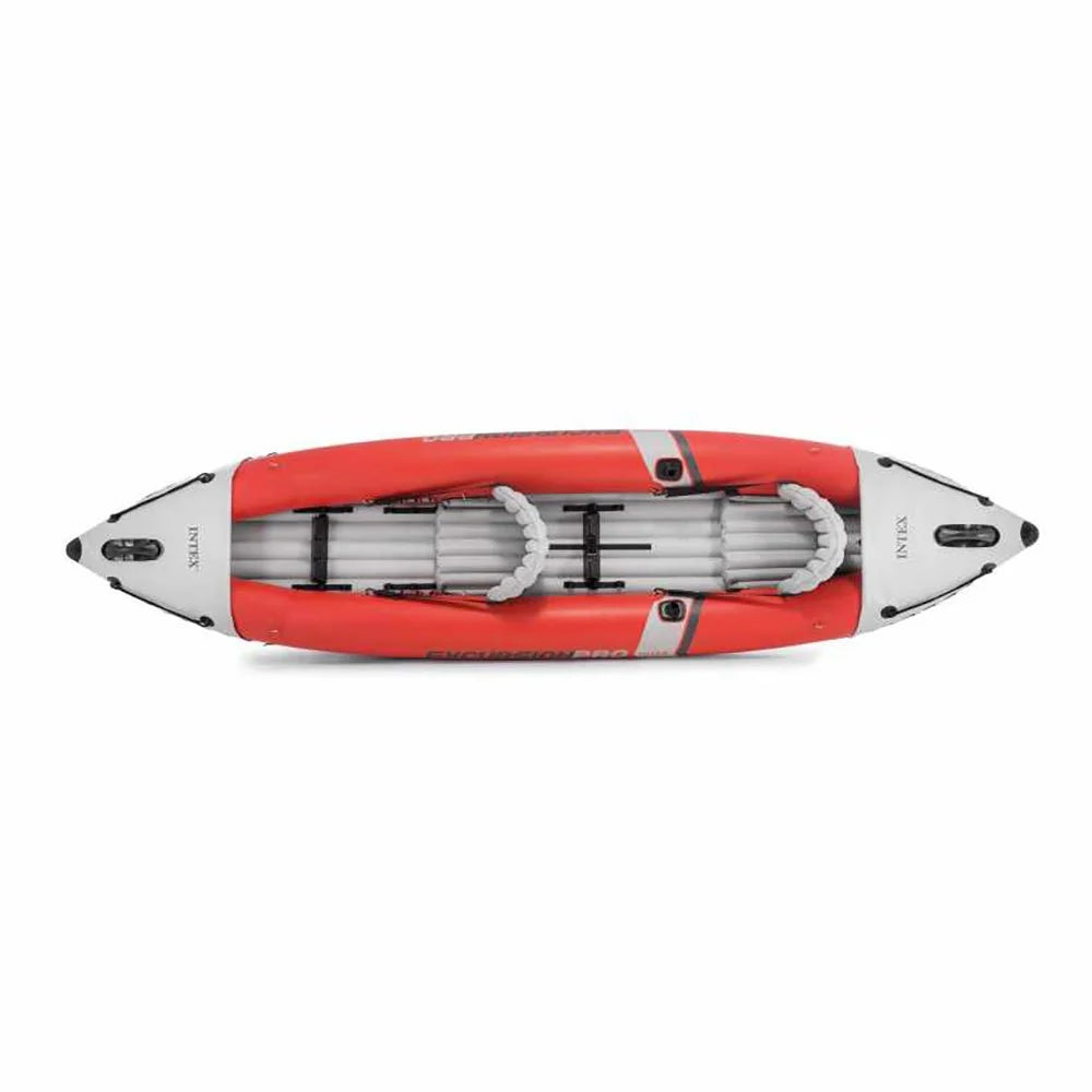 Intex Excursion Pro And Explorer K2 2-Person Inflatable Kayak Bundle With Oars And Pump