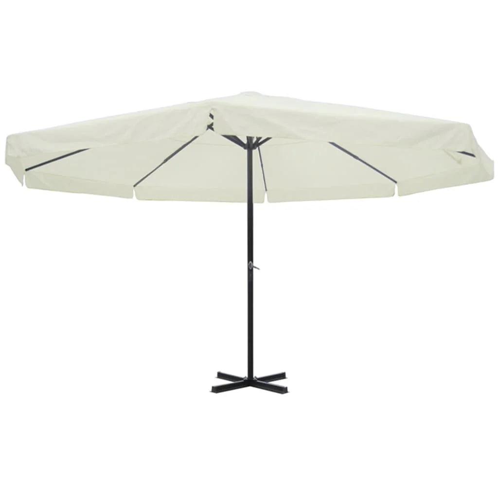 vidaXL Garden Parasol, Azure Blue Polyester With PA Coating, 196.9in x 118.1in