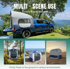 Inflatable Pickup Truck Bed Tent, 3 Person, 5.5ft-8ft