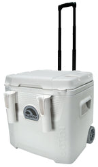 Igloo 52 QT 5-Day Marine Ice Chest Cooler With Wheels, White