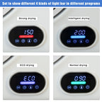 ZOKOP Compact Portable Clothes Dryer, 2.6CUFT, 110V, 4KG Capacity, White - GYJ40-88C1-E