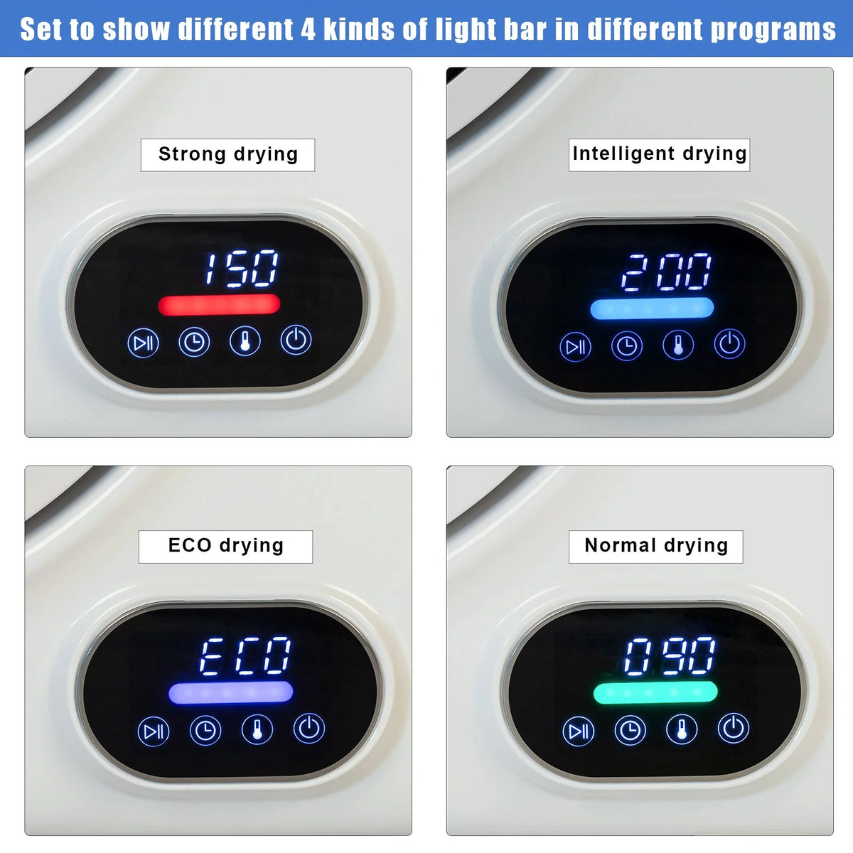 ZOKOP Compact Portable Clothes Dryer, 2.6CUFT, 110V, 4KG Capacity, White - GYJ40-88C1-E