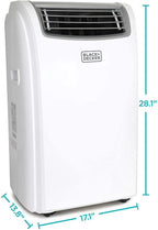 BLACK+DECKER 14,000 BTU Portable Air Conditioner With Heat And Remote Control