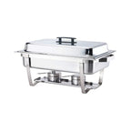 Alpha Living Stainless Steel Chafing Dish Set, 4 Pack, 8 Quart - 24 x 15.5 x 14.38 Inches
