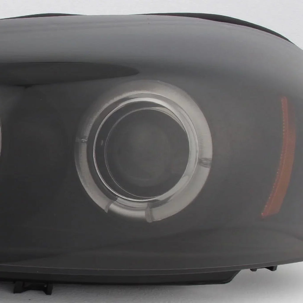 AKKON Black Smoked LED Halo Headlights And LED Tail Lights For 2006-2013 Chevy Impala And 2014-2016 Chevy Impala Limited