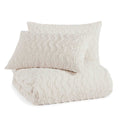 Karl Lagerfeld Paris Heavenly Faux Fur Duvet Set - Ivory