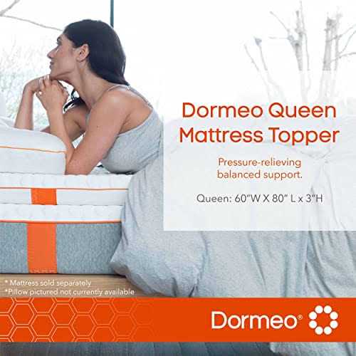 Dormeo Octaspring Memory Foam Mattress Topper, Twin 38in W x 75in L x 3in D
