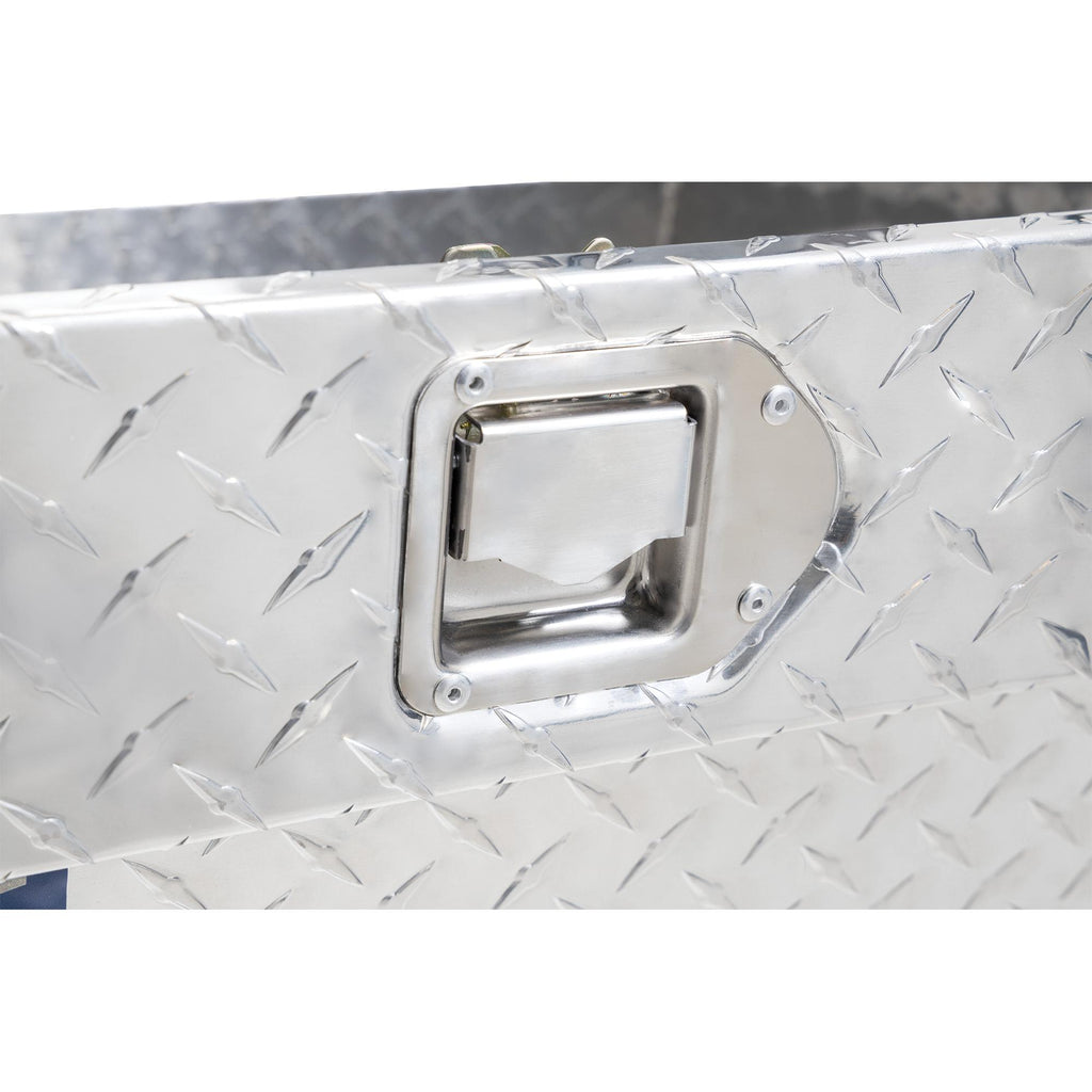 UWS Low Profile Aluminum Truck Tool Box With Stainless Steel Handles - Pickup Bed Storage Chest