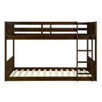 Delphia Twin Over Twin Low Profile Bunk Bed - 77.33 L x 42.25 D x 51.5 H